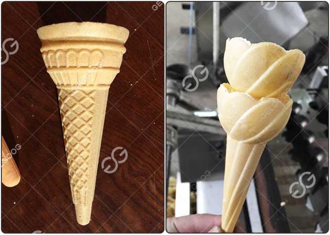 Machine de fabricant de crème glacée de cône