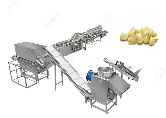 Chine Le CE a certifié l'ail commercial séparant épluchant la chaîne de production de empaquetage projet de machine de Peeler d'ail fournisseur