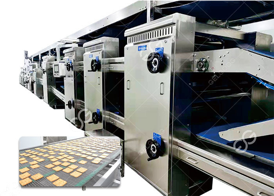 Chine Ligne de production de biscuits sandwich au gaz électrique GG-BG800 380 V, machine à biscuits fournisseur