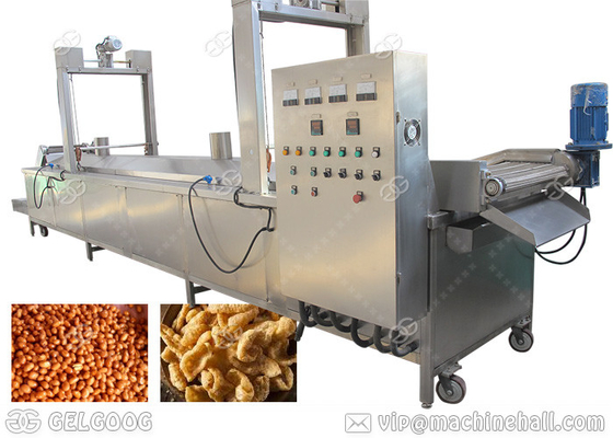 Chine Machine automatique frite de friteuse de peau de porc d'arachide, machines de 0-300℃ Henan GELGOOG fournisseur