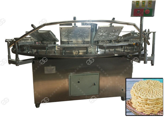 Chine Machine de cuisson de biscuit de Pizzelle d'Italien avec le remplissage automatique et la cueillette manuelle fournisseur