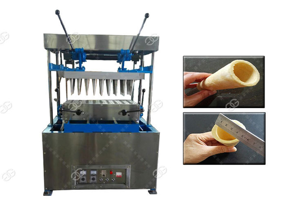 Chine Pizza faisant la machine de cornet de crème glacée, machine de moulage de tasse de pizza d'acier inoxydable fournisseur