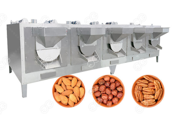 Chine Machine commerciale de torréfaction de noix de pécan d'écrou de noix d'équipement de torréfaction d'écrou grande capacité fournisseur