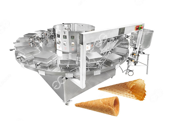 Chine 12 moules Sugar Cone Machine d'acier inoxydable/machine de cuisson de tasse crème glacée fournisseur