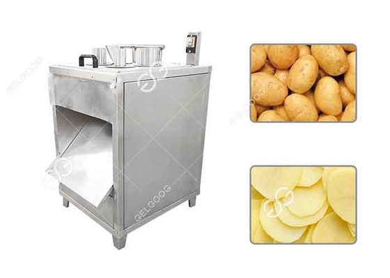 Chine 300-500kg/H pomme de terre Chips Cutting Machine Potato Chips faisant le coût de machine fournisseur