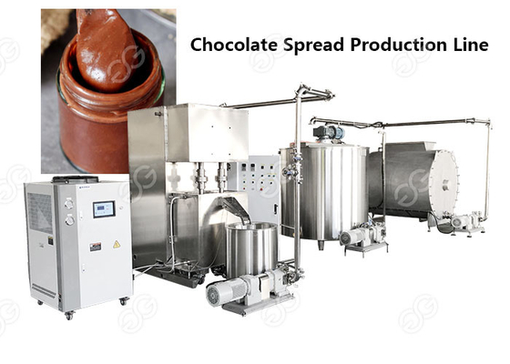 Chine Chaîne de production de diffusion de chocolat d'ensemble complet, pâte de chocolat faisant la machine fournisseur