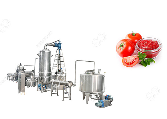 Chine Chaîne de production industrielle de sauce tomate d'équipement de machine de développement de sauce tomate 1T/H fournisseur