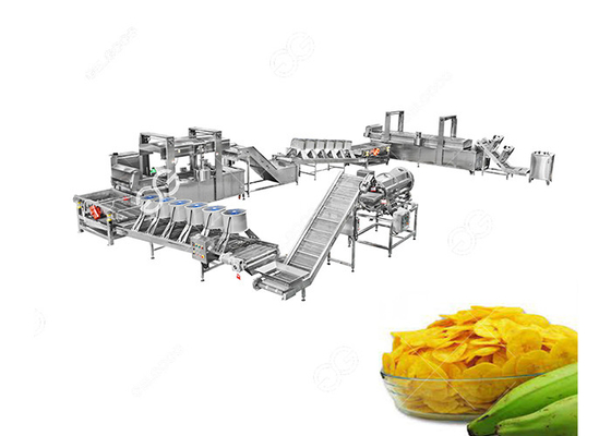 Chine produit automatique de Chips Processing Machines Banana Chips de plantain de la vente 500kg/H chaude fournisseur