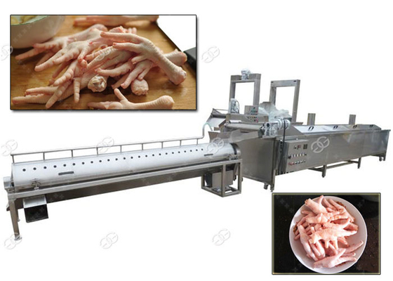 Chine 304 solides solubles penchent le chauffage électrique et à vapeur de machine de transformation de la viande/de machine d'épluchage pieds de poulet fournisseur