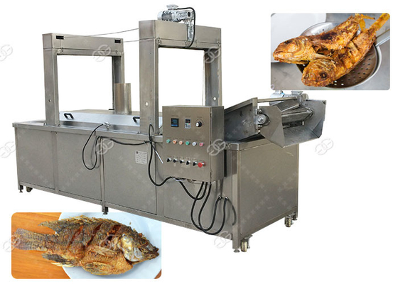 Chine Grands poissons d'acier inoxydable de capacité faisant frire la machine de friteuse de machine/ailes de poulet fournisseur