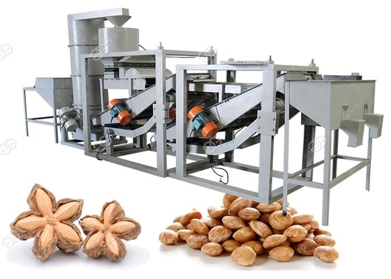 Chine Sacha Inchi Nut Shelling Machine complètement automatique décortiquant 200 - capacité 300kg/H fournisseur