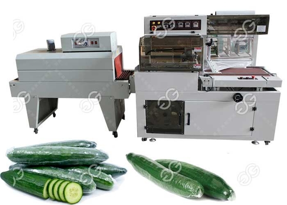 Chine Machine à emballer industrielle de nourriture L machine d'enveloppe de rétrécissement de concombre de barre avec la détection photoélectrique fournisseur