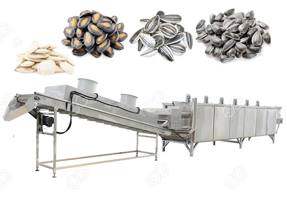 Chine Écrous automatiques rôtissant la machine pour les graines de potiron et de pastèque de tournesol, 300-1000 kg/h heures fournisseur