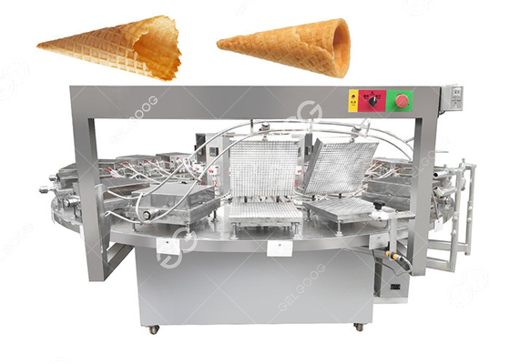 Chine Machine de cuisson du cornet de crème glacée 19KW/cône automatique de gaufre faisant la machine Pakistan fournisseur