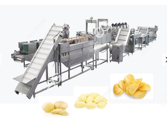 Chine Pommes chips automatiques industrielles faisant à machine le chauffage électrique avec la capacité élevée 200kg/H fournisseur