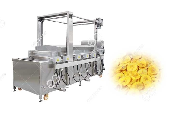 Chine La banane ébrèche le beignet commercial de machine automatique de friteuse faisant l'équipement fournisseur