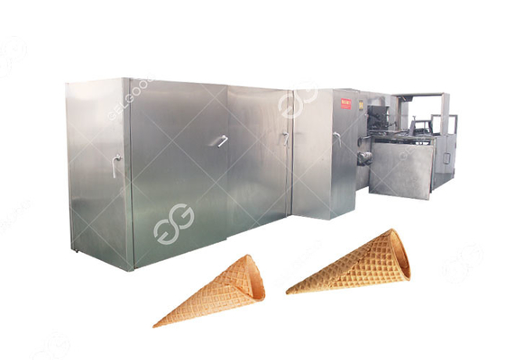 Chine Chaîne de production croustillante automatique adaptée aux besoins du client de cornet de crème glacée 4000-5000 Pcs/H fournisseur