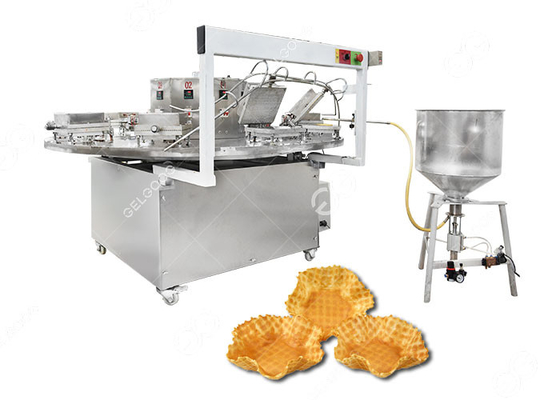 Chine Le fabricant commercial de bol de gaufre, la machine de cuisson 380V de cône de gaufre de crème glacée a adapté aux besoins du client fournisseur