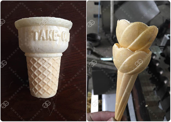 Machine automatique professionnelle de biscuit de crème glacée de machine de cornet de crème glacée pour des affaires de cône fournisseur